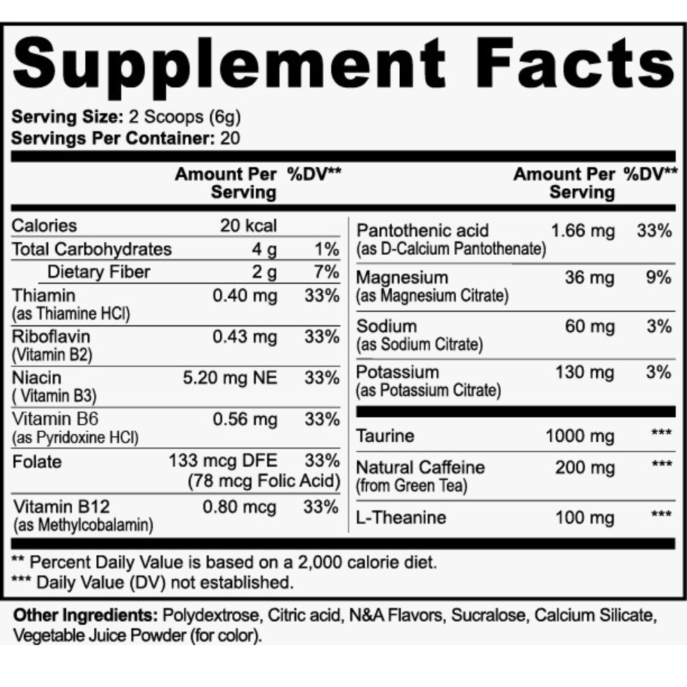 Everyday Focus & Vitality Powder with Yuzu Flavor